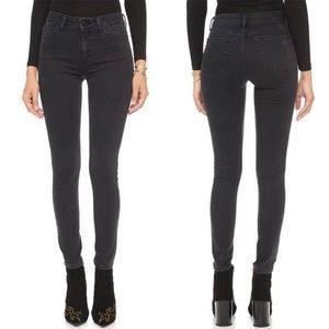 DL1961 Faded Black Farrow High Riss Slim Jean
